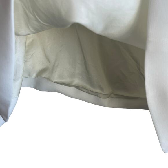 Kasper Women Top 18 Ivory Decorative Bodice Career Layering Professional Neutral - Picture 5 of 11